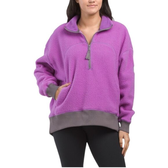 FREE PEOPLE MOVEMENT Hit The Slopes Quarter Zip Jacket - Picture 1 of 2